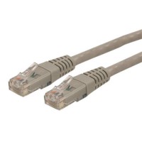 StarTech.com 35 ft Cat 6 Gray Molded RJ45 UTP Gigabit Cat6 Patch Cable - 35ft Patch Cord