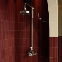 Chrome Traditional Thermostatic Mixer Shower Set - Camden