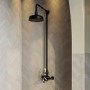 Matt Black Traditional Thermostatic Mixer Shower Set - Camden