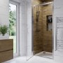 900mm Hinged Shower Door 6mm Glass - Carina