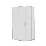 1000x800mm Chrome 6mm Glass Offset Quadrant Shower Enclosure - Carina