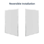 1100mm Chrome Sliding Door Shower Enclosure 6mm Glass - Carina