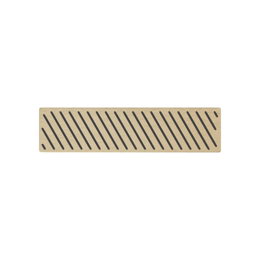 Linear Waste Pack with Stainless Brushed Brass - Cascade
