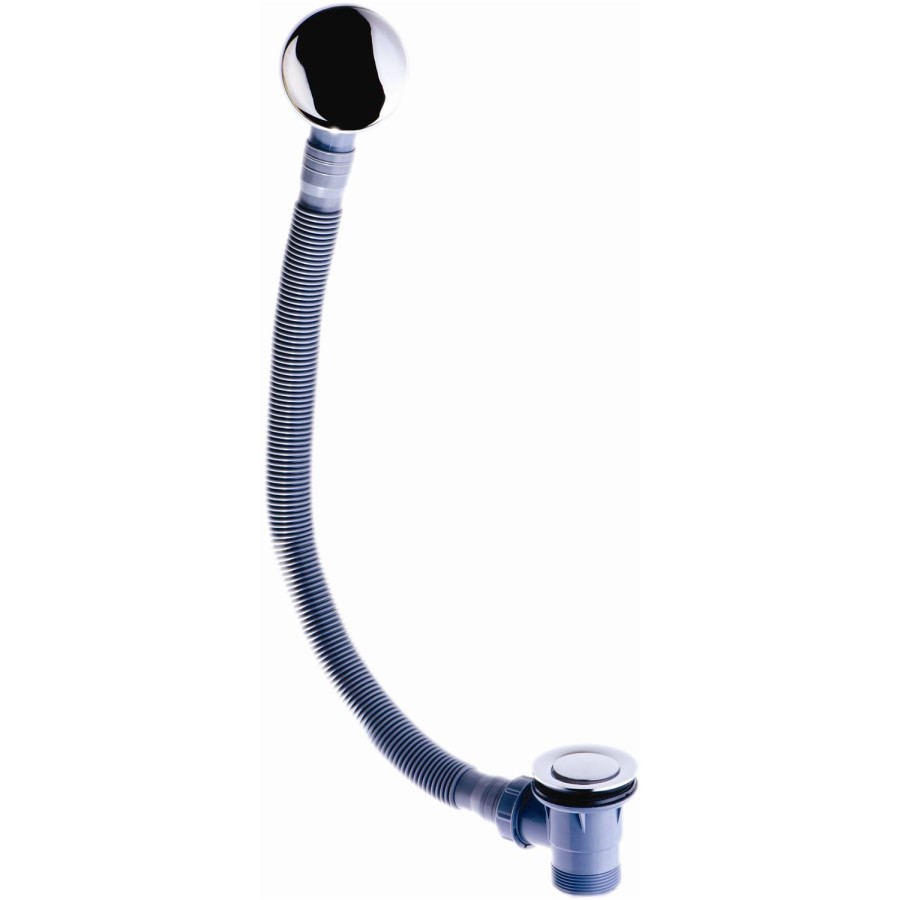 Chrome Plated Brass Easy Clean Bath Waste with Removable Click Clack Waste