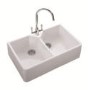 Box Opened Rangemaster Double Bowl White Ceramic Kitchen Sink