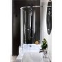Curved Bath Shower Screen- Left Hand Orbital