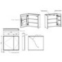 Double Door Chrome Bathroom Miror Cabinet with Lights & Shaver Socket 750 x 700mm - Celeste