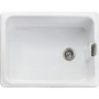 Rangemaster Single Bowl Undermount Belfast White Ceramic Kitchen Sink
