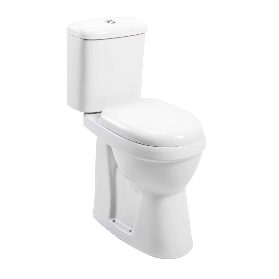 Comfort Height Close Coupled Toilet with Soft Close Seat