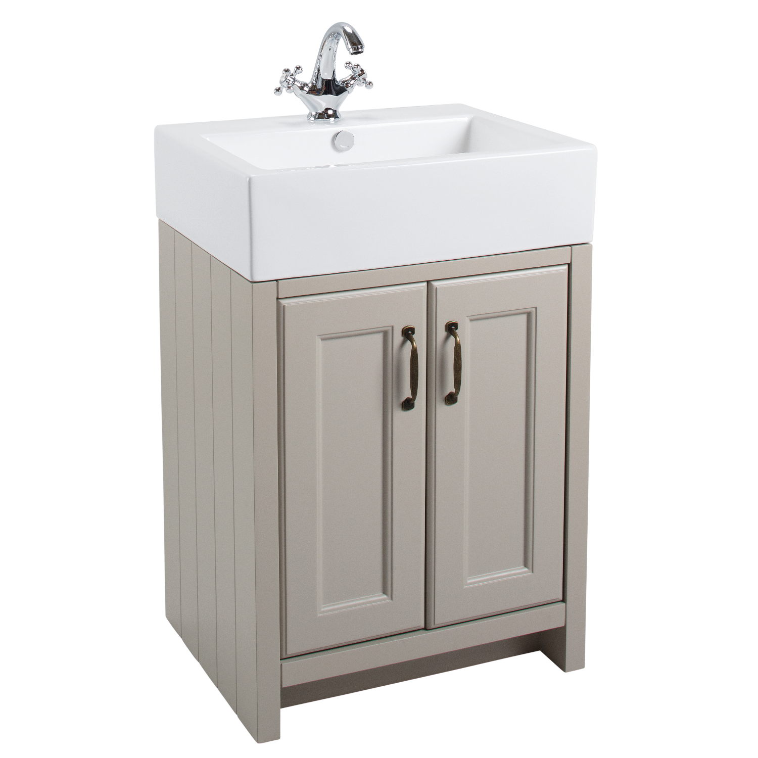 Grey Traditional Bathroom Vanity Unit Basin 570mm Wide Better Bathrooms Grey Traditional Bathroom Vanity Unit Basin 570mm Wide Better Bathrooms