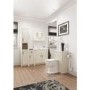 White Traditional Bathroom Vanity Unit & Basin - 570mm Wide