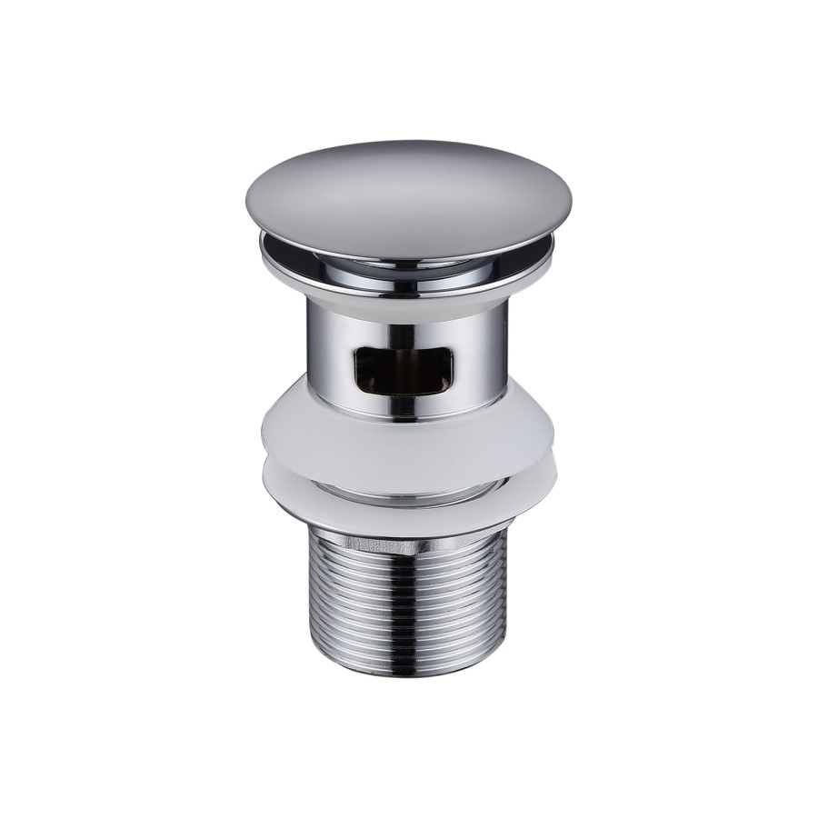 ONLY OPENED - Chrome Click Clack Slotted Basin Waste - Better Bathrooms