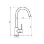 Reginox CLARA GOLD TAP Clara Single Lever Gold Tap