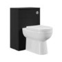 500mm Black Back to Wall Toilet Unit Only - Classic