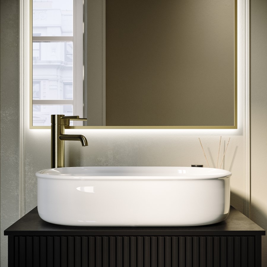 Rectangular Countertop Basin 550mm - Clifton