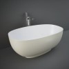 Greige Freestanding Double Ended Bath 1400 x 700mm - RAK Ceramics