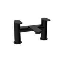 GRADE A1 - Black Bath Mixer Tap - Como