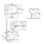 Back to Wall Toilet with Soft Close Seat - RAK Compact