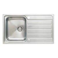 Refurbished Taylor & Moore Como Single Bowl Reversible Drainer Stainless Steel Sink