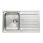 Refurbished Taylor & Moore Como Single Bowl Reversible Drainer Stainless Steel Sink