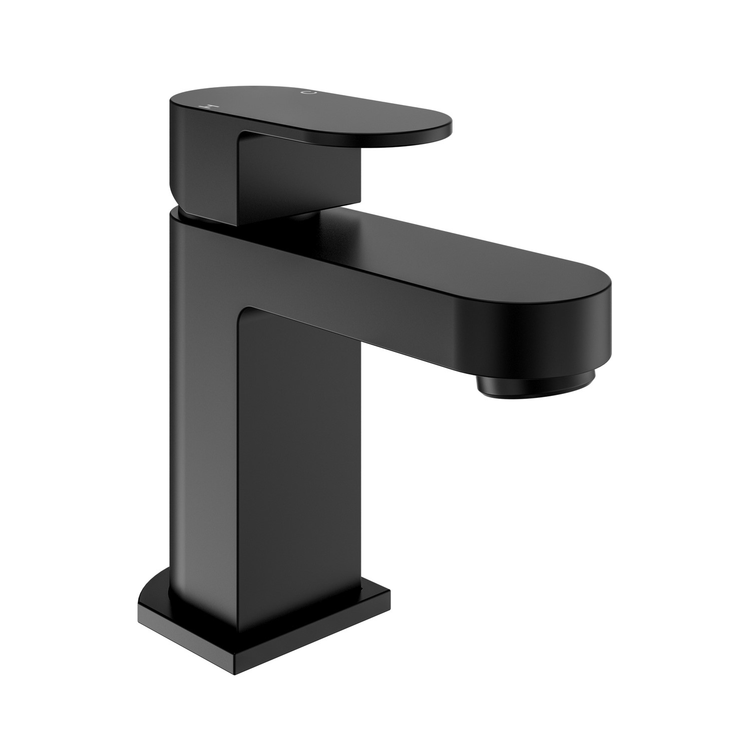 Como Black Cloakroom Mono Basin Mixer Tap