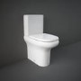 Rak Compact Deluxe Comfort Height Back to Wall Toilet with Seat
