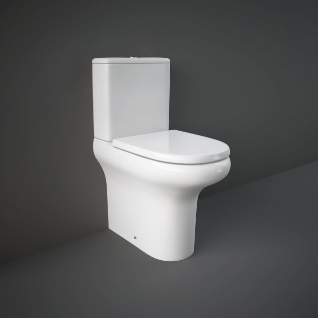 Rak Compact Deluxe Comfort Height Back to Wall Toilet with Seat