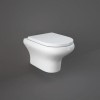 Wall Hung Rimless Toilet with Soft Close Seat - RAK Compact