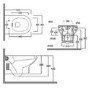 Wall Hung Rimless Toilet with Soft Close Seat - RAK Compact Deluxe