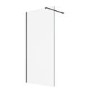 1000mm Gunmetal Shower Screen for Wet Room & Walk In Shower – Corvus