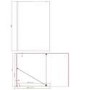 1000mm Brushed Nickel Shower Screen for Wet Room & Walk In Shower – Corvus
