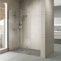 Walk In Shower Screen 1000mm  - 8mm Glass