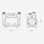 GRADE A2 - Salamander CT Force 2 Bar Positive Head Regenerative Twin Shower Pump