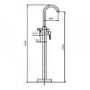 Fontana Round Freestanding Bath Tap