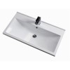 Moderno Polymarble Mid Edge Vanity Sink - 800mm Wide