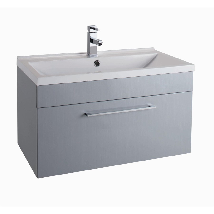 Moderno Polymarble Mid Edge Vanity Sink - 800mm Wide