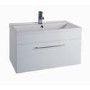 Moderno Polymarble Mid Edge Vanity Sink - 800mm Wide