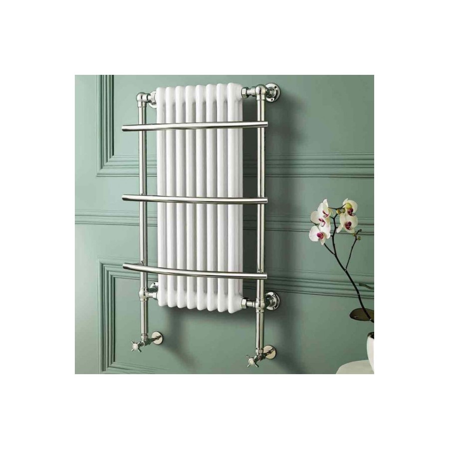 GRADE A2 - Taylor & Moore White Traditional Wall Mountedl Radiator - 630 x 1000mm