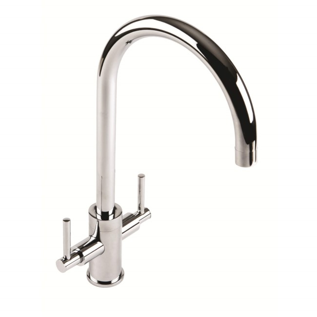 1810 Sink Company Twin Lever Water Filter Kitchen Tap - Curvato