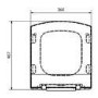 Delta Square Design Quick Release Toilet Seat