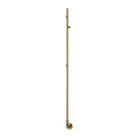 Reina Ines Brass Vertical Electric Towel Radiator - 1500 x 22mm