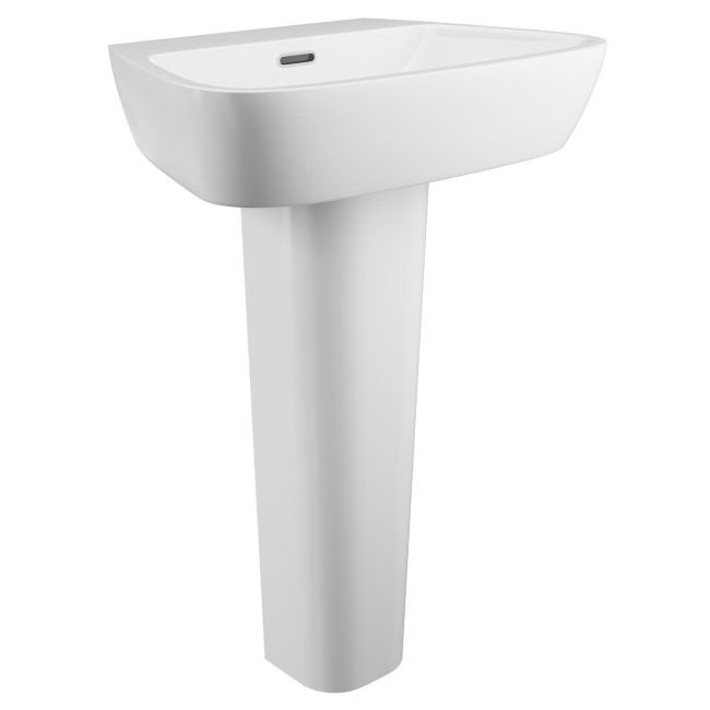 Large Basin and Full Pedestal -1 Tap Hole - Step 