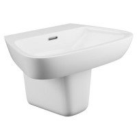 Step Wall Mount Sink - 1 Tap Hole