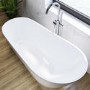 Freestanding Single Ended Slipper Bath 1525 x 740mm - Design