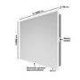 GRADE A1 - Rectangular LED Bathroom Mirror with Bluetooth & Shaver Socket 1400 x  800mm - Divine