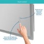 ONLY OPENED - Rectangular LED Bathroom Mirror with Bluetooth & Shaver Socket 1400 x 800mm - Divine