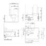 Nymas Close Coupled Doc M Pack Disibility Bathroom Suite with Grey Fixings