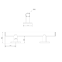 Nymas Close Coupled Doc M Pack Disibility Bathroom Suite with Dark Blue Fixings