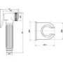 Shower Spray Kit with Wall Bracket & Hose