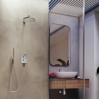 Aqualisa Dream Thermostatic Mixer Shower with Hand Shower and Wall Fixed Head - Round Aqualisa Dream Thermostatic Mixer Shower with Hand Shower and Wall Fixed Head - Round